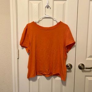 Anthropologie orange/coral T-shirt